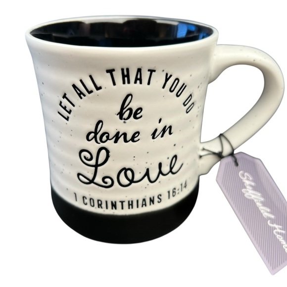 Bible Verse Mug, 1 Corinthians 16:14 - Picture 3 of 7